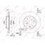 Купить ДИСК ТОРМОЗНОЙ ПЕРЕДНИЙ (279,5X22) ПОДХОДИТ ДЛЯ SUZUKI SX4 1.5-2.0D (HUNGARY) 06, FIAT SEDICI 1.6-2.0D 06 BN-1134