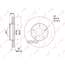 Купить ДИСК ТОРМОЗНОЙ ПЕРЕДНИЙ (278X25) ПОДХОДИТ ДЛЯ MAZDA 3(BK/L) 14-2.2D 03 / 5(CR/W) 1.8-2.0 05 / PREMACY(CP) 2.0 05 BN-1071