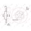 Купить ДИСК ТОРМОЗНОЙ ПЕРЕДНИЙ (300X25) ПОДХОДИТ ДЛЯ FORD FOCUS II-III 1.4-2.0D 04-12 / C-MAX 1.6-2.0D 03-10 / KUGA I-II 2.0D-2.5 08 / TOURNEO/TRANSIT CONNECT 1.0-1.6D 13, VOLVO C30 1.6-2.5 06- BN-1218