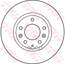 Купить ДИСК ТОРМОЗНОЙ ПЕРЕДНИЙ MAZDA CX-7, CX-9 DF4958S