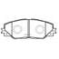Купить КОЛОДКИ ТОРМОЗНЫЕ ДИСКОВЫЕ ПЕРЕДНИЕ TOYOTA RAV IV 2.0VVT-I/2.2D-4D 06 (СТАРЫЙ АРТ. CKT-49) GK1063