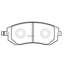 Купить КОЛОДКИ ТОРМОЗНЫЕ ДИСКОВЫЕ SUBARU FORESTER 01-/IMPREZA 01-/LEGACY 98- (СТАРЫЙ АРТ. CKSU-4) GK0991