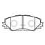 Купить КОЛОДКИ ТОРМОЗНЫЕ ДИСКОВЫЕ ПЕРЕДНИЕ TOYOTA RAV4 2.4 06 (СТАРЫЙ АРТ. CKT-48) GK1062