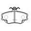 Купить КОЛОДКИ ТОРМОЗНЫЕ ДИСКОВЫЕ RENAULT LOGAN 04-/SANDERO 08-/CLIO 91- (СТАРЫЙ АРТ. CKRN-17) GK0925