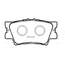Купить КОЛОДКИ ТОРМОЗНЫЕ ДИСКОВЫЕ ЗАДНИЕ TOYOTA RAV4 2.0/2.2 D-4D 06 (СТАРЫЙ АРТ. CKT-50) GK1064
