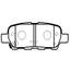 Купить КОЛОДКИ ТОРМОЗНЫЕ ДИСКОВЫЕ ЗАДНИЕ NISSAN X-TRAIL 2.0I2.5I2.2DCI SKYLINE V35 01 (СТАРЫЙ АРТ. CKN-17) GK0732