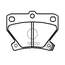 Купить КОЛОДКИ ТОРМОЗНЫЕ ДИСКОВЫЕ ЗАДНИЕ TOYOTA YARIS 1.0-1.5/1.4D 99/CELICA 1.8WT-I 99 (СТАРЫЙ АРТ. CKT-42) GK1056