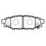 Купить КОЛОДКИ ТОРМОЗНЫЕ ДИСКОВЫЕ ЗАД. SUBARU LEGACY 03/OUTBACK 03 2.0/2.5 (СТАРЫЙ АРТ. CKSU-13) GK1000