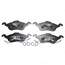 Купить КОЛОДКИ ТОРМОЗНЫЕ ДИСКОВЫЕ ПЕРЕДНИЕ FORD FOCUS 1.4I-2.0I/1.8TDI &16V 98 (СТАРЫЙ АРТ. CKF-12) GK0157