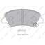Купить КОЛОДКИ ТОРМОЗНЫЕ ПЕРЕДНИЕ ПОДХОДИТ ДЛЯ HYUNDAI SOLARIS 1.4-1.6 10, KIA RIO 1.4-1.6 11 BD-3619
