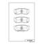 Купить КОЛОДКИ ТОРМОЗНЫЕ ДИСКОВЫЕ ЗАДН. HYUNDAI SANTA FE 06- D11201M