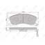 Купить КОЛОДКИ ТОРМОЗНЫЕ ПЕРЕДНИЕ ПОДХОДИТ ДЛЯ CITROEN C-CROSSER 07, MITSUBISHI GALANT 97-04/OUTLANDER 03/PAJERO 00/PAJERO SPORT 98, PEUGEOT 4007 07 BD-5501