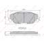 Купить КОЛОДКИ ТОРМОЗНЫЕ ПЕРЕДНИЕ ПОДХОДИТ ДЛЯ TOYOTA RAV 4 2.0-2.2D 06 / AURIS 1.8 10 BD-7572