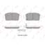 Купить КОЛОДКИ ТОРМОЗНЫЕ ПЕРЕДНИЕ ПОДХОДИТ ДЛЯ TOYOTA COROLLA(E12) JAP 99/YARIS(P10) 99-06/YARIS VERSO(P21/P22) 99-05/PRIUS 00/MR2 00 BD-7526