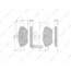 Купить КОЛОДКИ ТОРМОЗНЫЕ ПЕРЕДНИЕ ПОДХОДИТ ДЛЯ FORD FUSION 02/FIESTA (ВЕНТ.) 00-01/01/KA 1.6 03-08/PUMA 00-02, MAZDA 2 03-07 BD-5108