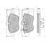 Купить КОЛОДКИ ТОРМОЗНЫЕ ПЕРЕДНИЕ ПОДХОДИТ ДЛЯ FORD MONDEO IV 07/S-MAX 06/GALAXY 06, LANDROVER FREELANDER II 06, VOLVO S80/V70 06 BD-3004