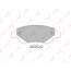 Купить КОЛОДКИ ТОРМОЗНЫЕ ПЕРЕДНИЕ ПОДХОДИТ ДЛЯ CITROEN C1 1.0-1.4D 05, PEUGEOT 107 1.0-1.4D 05, TOYOTA AYGO 1.0-1.4D 05 BD-6103