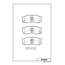 Купить КОЛОДКИ ТОРМОЗНЫЕ ДИСКОВЫЕ DAIHATSU EXTOL (S22,S23) 00-11 D0030M