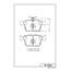 Купить КОЛОДКИ ТОРМОЗНЫЕ ДИСКОВЫЕ VW GOLF VII, AUDI A3 (8V_) D11344H