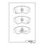Купить КОЛОДКИ ТОРМОЗНЫЕ ДИСКОВЫЕ ПЕР. MITSUBISHI PAJERO I,MONTERO,L200,L300 86-96 D6018M