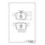 Купить КОЛОДКИ ТОРМОЗНЫЕ ДИСКОВЫЕ VW GOLF VII, AUDI A3 (8V_) D11342H