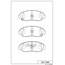 Купить КОЛОДКИ ТОРМОЗНЫЕ ДИСКОВЫЕ ПЕР. HONDA CR-V II ,CIVIC 02-07 D5116M