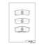 Купить КОЛОДКИ ТОРМОЗНЫЕ ДИСКОВЫЕ ЗАДН. MAZDA MPV 2.0I-3.0I D3079M