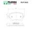 Купить КОЛОДКИ ТОРМОЗНЫЕ ДИСКОВЫЕ ЗАДНИЕ VW GOLF, JETTA , PASSAT FD-P3315