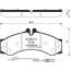 Купить КОЛОДКИ ТОРМОЗНЫЕ ДИСКОВЫЕ MB SPRINTER 408D/410D/412D 96, VW LT46 2.3I-2.8TDI 96 SP1277