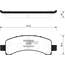 Купить КОЛОДКИ ТОРМОЗНЫЕ ДИСКОВЫЕ CHEVROLET TAHOE 95/SUBURBAN 00/AVALANCHE 02 SP1558