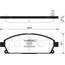 Купить КОЛОДКИ ТОРМОЗНЫЕ NISSAN PATHFINDER 97-04/X-TRAIL 01-07 ПЕРЕДНИЕ SP1365