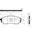 Купить КОЛОДКИ ТОРМОЗНЫЕ NISSAN MURANO/PATHFINDER/QASHQAI/RENAULT KOLEOS ПЕРЕДНИЕ SP1249