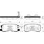 Купить КОЛОДКИ ТОРМОЗНЫЕ PEUGEOT 4007/MITSUBISHI PAJERO III/OUTLANDER 06 ЗАДНИЕ SP2076